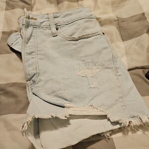 Light Blue Distressed Women Jeans